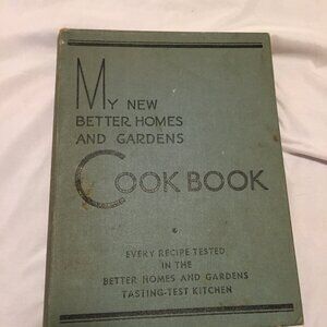 Vintage 1938 My New Better Homes and Gardens Cookbook 3 Ring Binder Cook Book  T